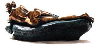 odalysque, bronze d'Alexandre Houllier